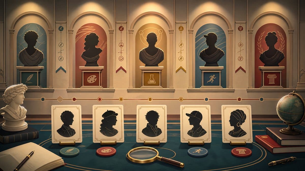 Juego del impostor de personas famosas imposter game - celebrity and history bluffing