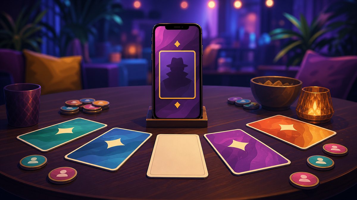 Klassisk ordtilstand imposter game - secret word party game